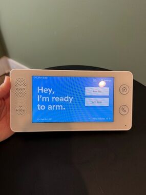 Home Security Touchscreen Panel - White